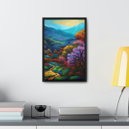 Mountain Path - Gallery Framed Canvas Wall Art