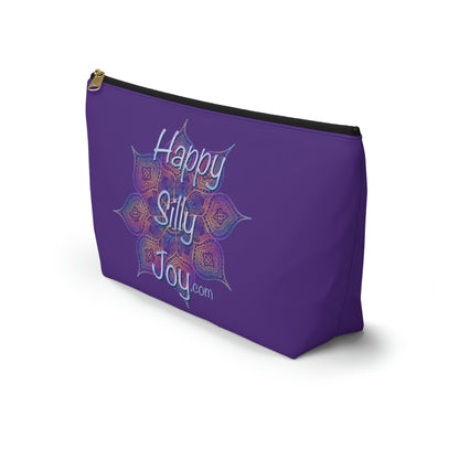 Purple Mandala, Happy Silly Joy - Accessory Bag