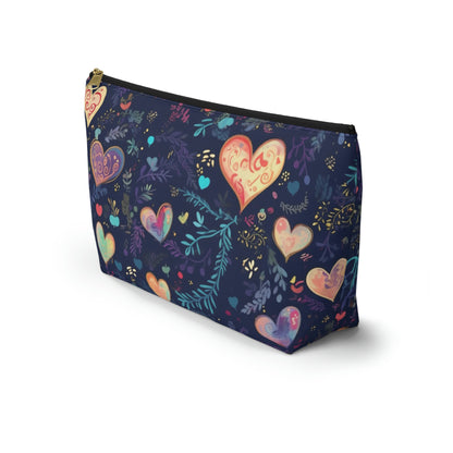 Blue Hearts - Accessory Bag