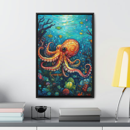 Octopus - Gallery Framed Canvas Wall Art