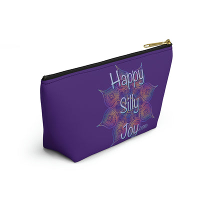 Purple Mandala, Happy Silly Joy - Accessory Bag