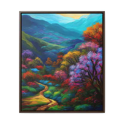 Mountain Path - Gallery Framed Canvas Wall Art