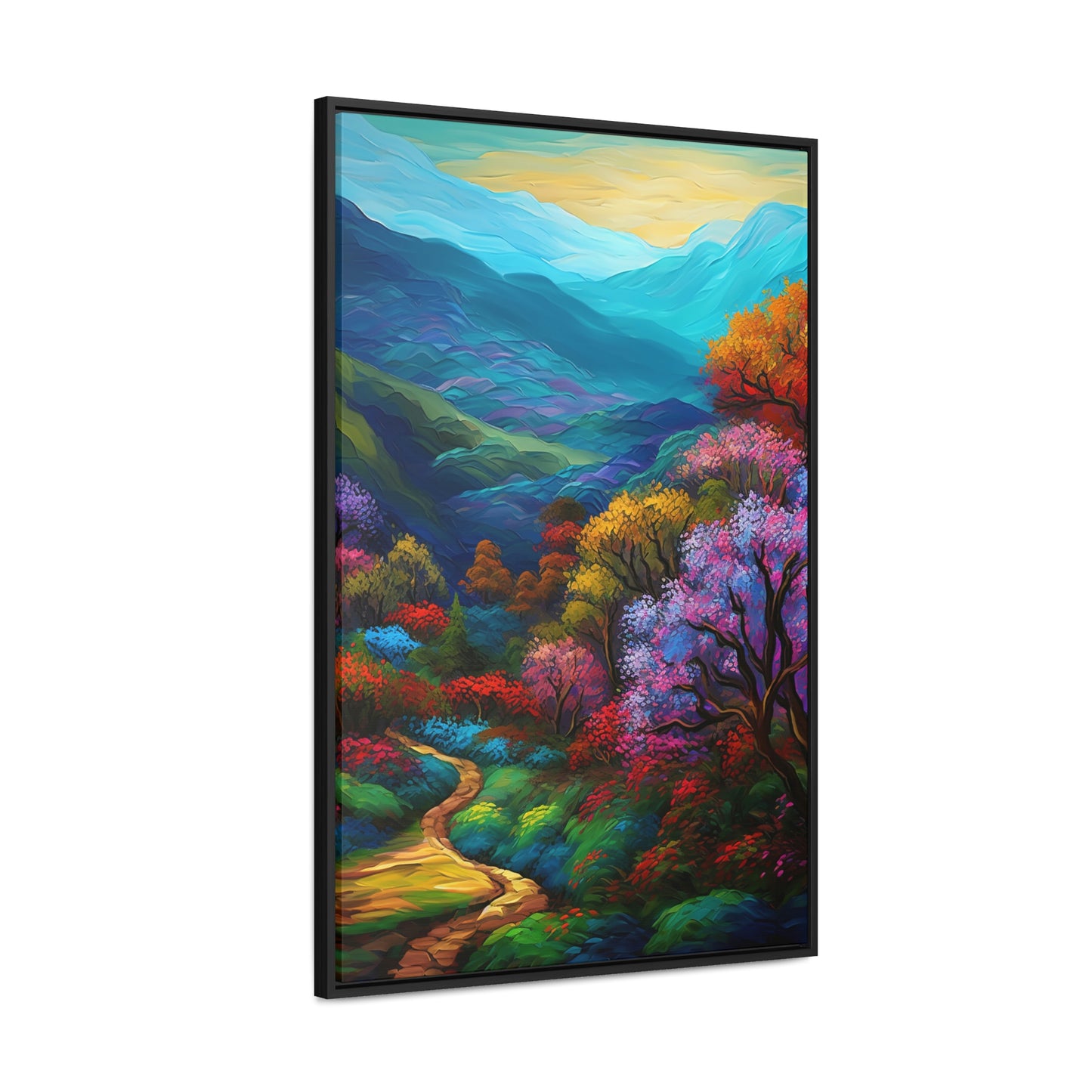 Mountain Path - Gallery Framed Canvas Wall Art