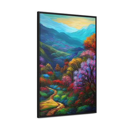 Mountain Path - Gallery Framed Canvas Wall Art