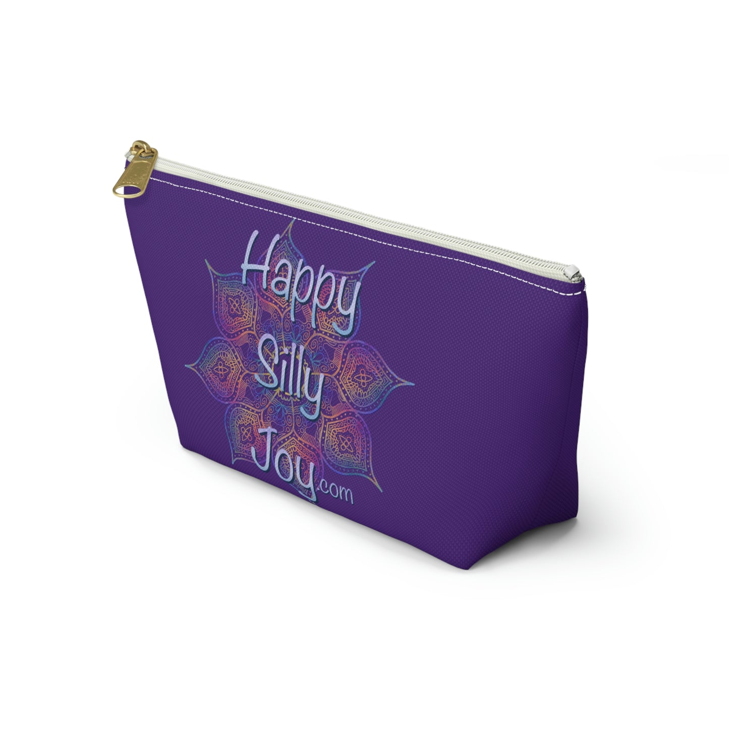 Purple Mandala, Happy Silly Joy - Accessory Bag