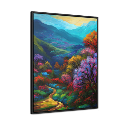 Mountain Path - Gallery Framed Canvas Wall Art