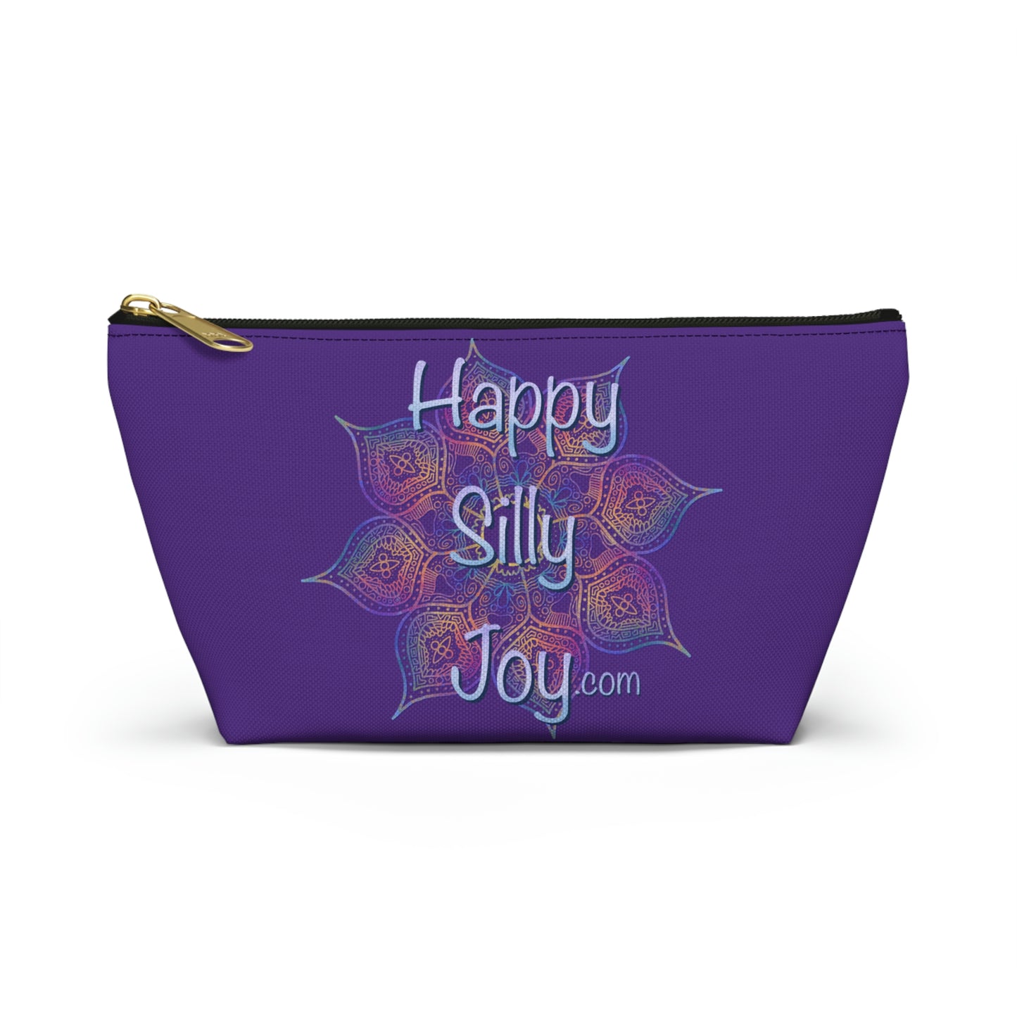 Purple Mandala, Happy Silly Joy - Accessory Bag