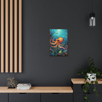 Octopus - Gallery Framed Canvas Wall Art