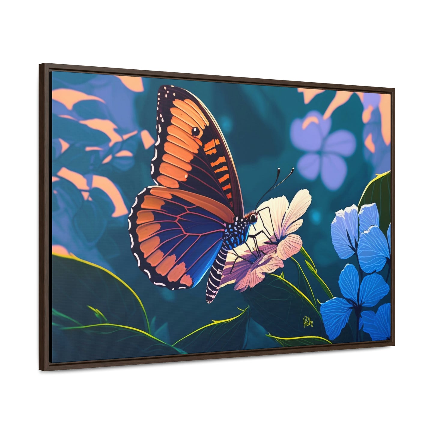 Butterfly - Gallery Framed Canvas Wall Art