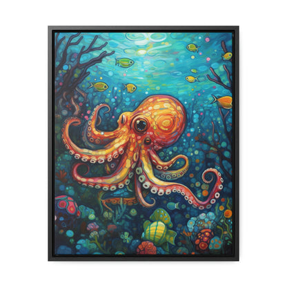 Octopus - Gallery Framed Canvas Wall Art