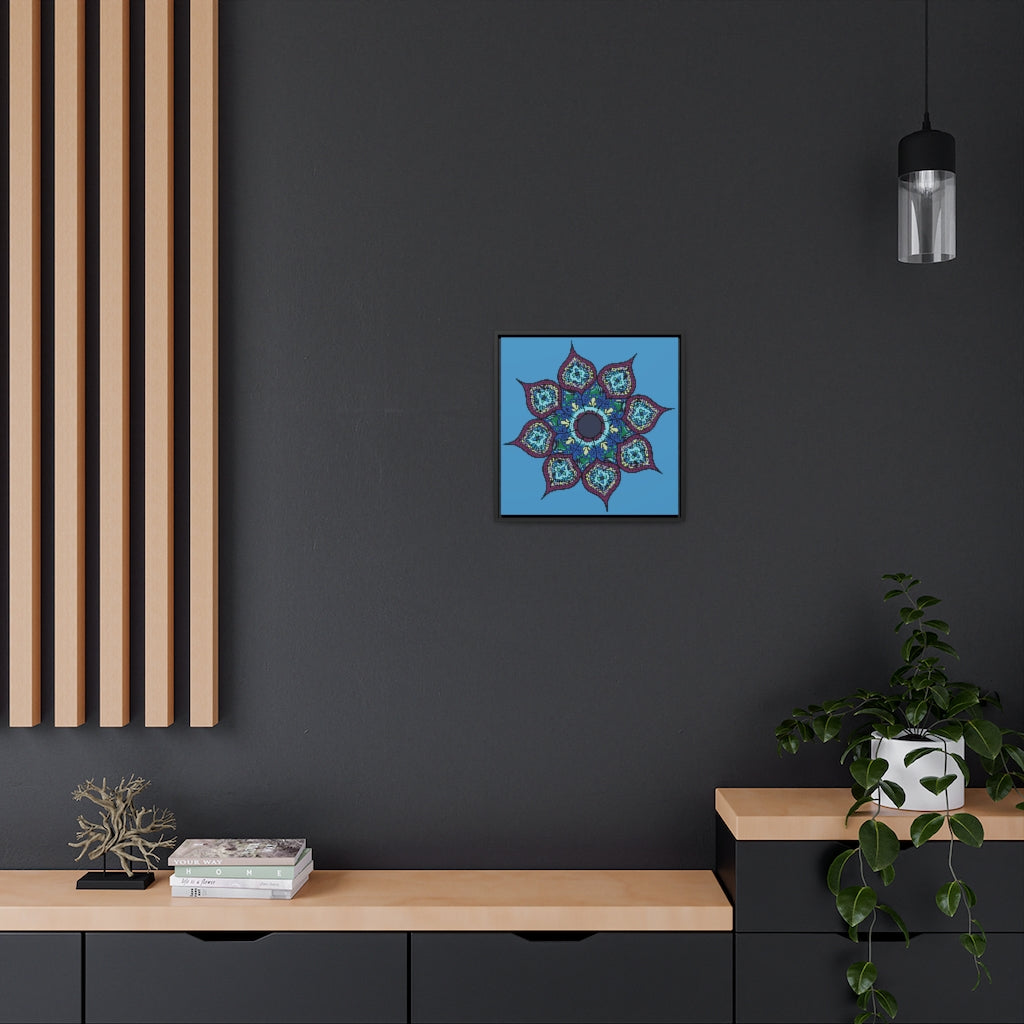 Mandala 6x6 Canvas — Periwinkle Art & Glassworks