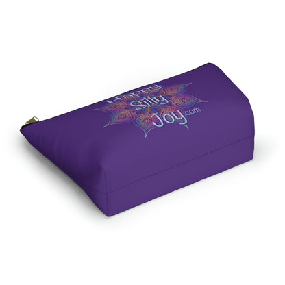 Purple Mandala, Happy Silly Joy - Accessory Bag