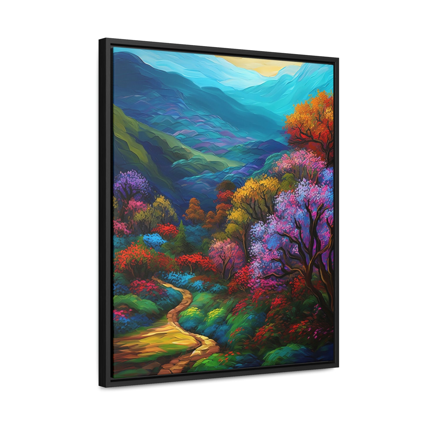 Mountain Path - Gallery Framed Canvas Wall Art