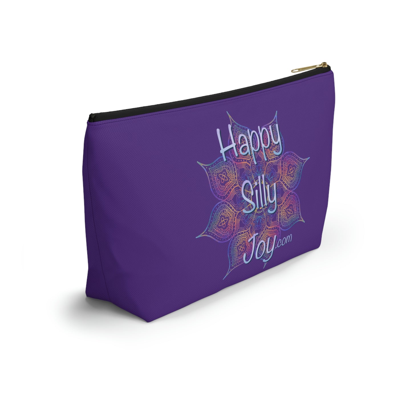 Purple Mandala, Happy Silly Joy - Accessory Bag