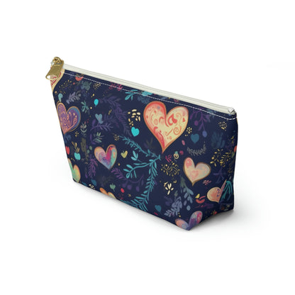 Blue Hearts - Accessory Bag