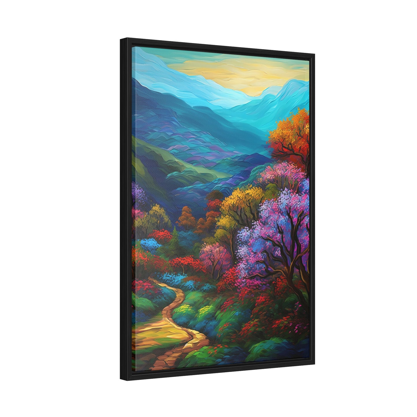 Mountain Path - Gallery Framed Canvas Wall Art