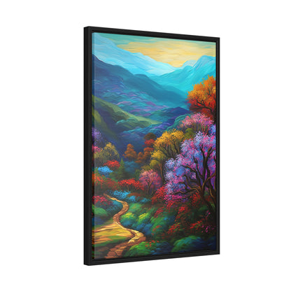 Mountain Path - Gallery Framed Canvas Wall Art