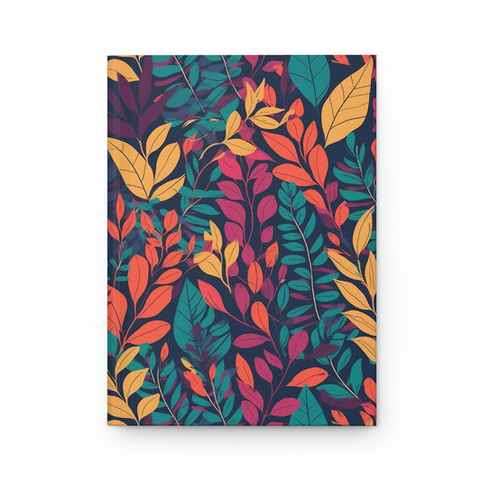 Retro Floral - Hardcover Journal Matte Product Picture