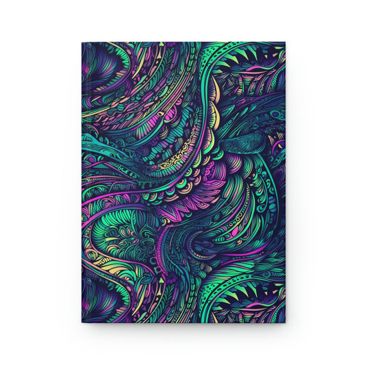 Peacock Swirl - Hardcover Journal Matte Product Picture