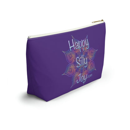 Purple Mandala, Happy Silly Joy - Accessory Bag