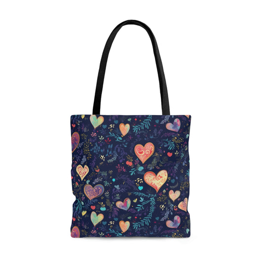 Blue Hearts - Tote Bags