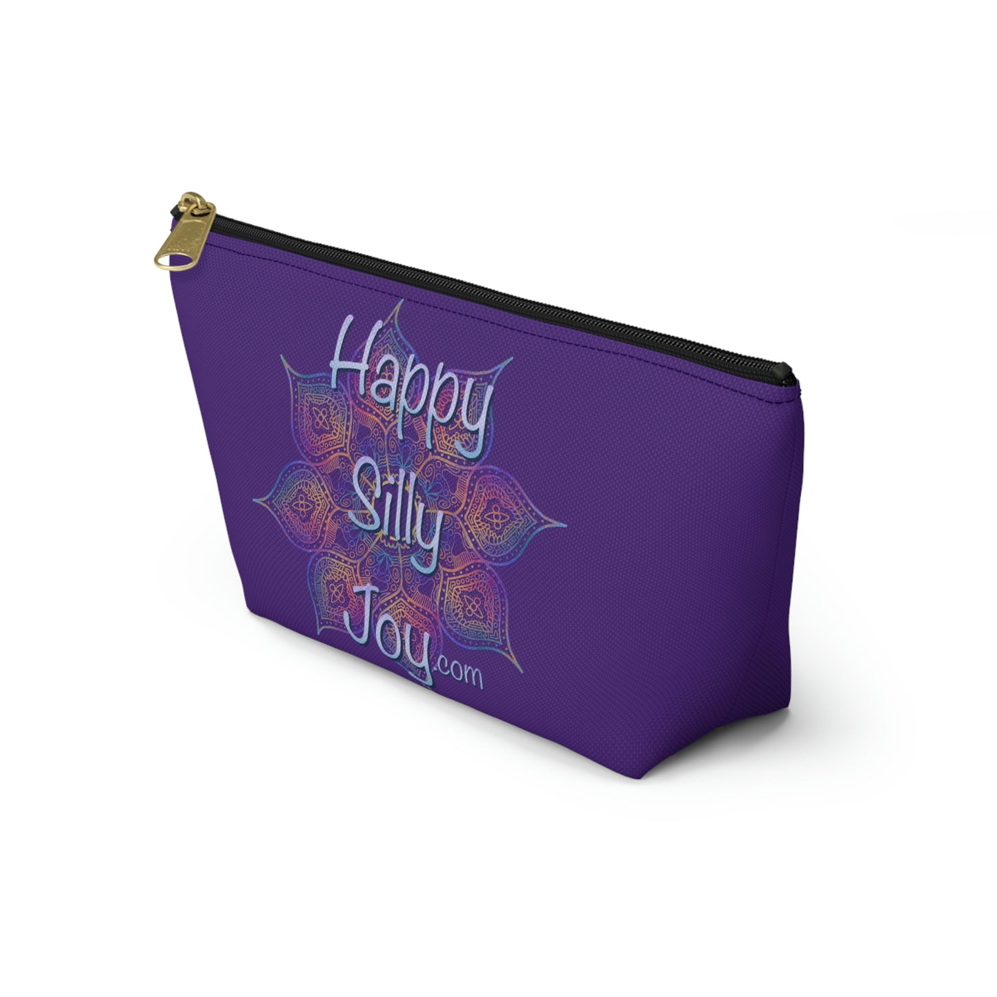 Purple Mandala, Happy Silly Joy - Accessory Bag