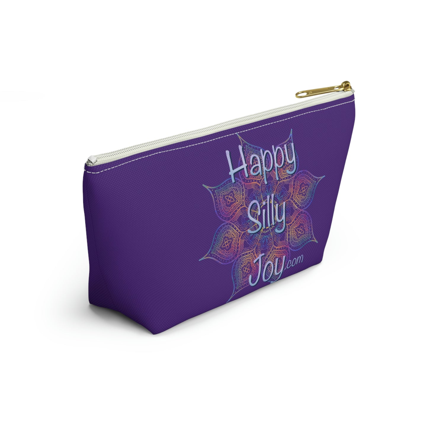 Purple Mandala, Happy Silly Joy - Accessory Bag