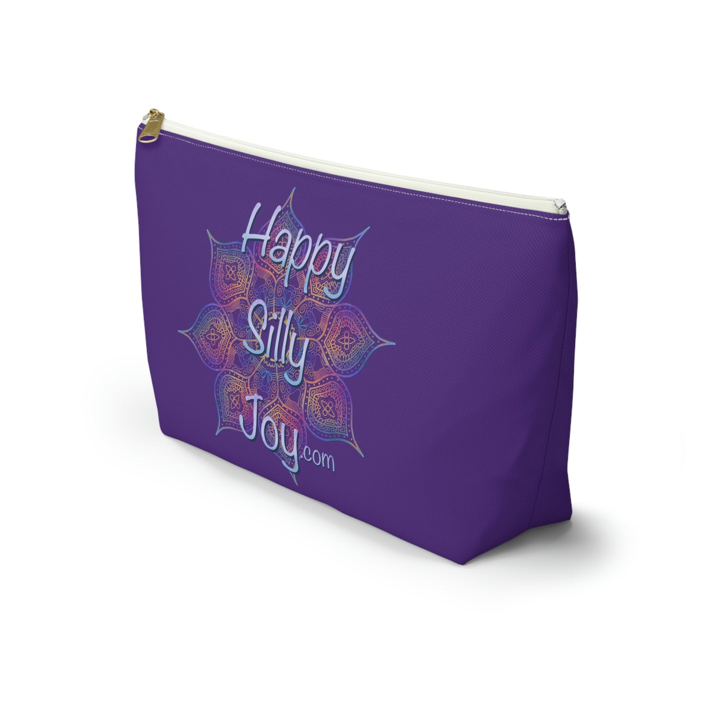 Purple Mandala, Happy Silly Joy - Accessory Bag