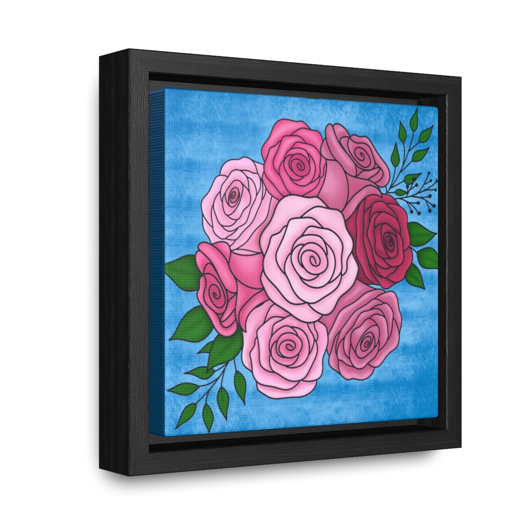 Roses - Gallery Framed Canvas Wall Art