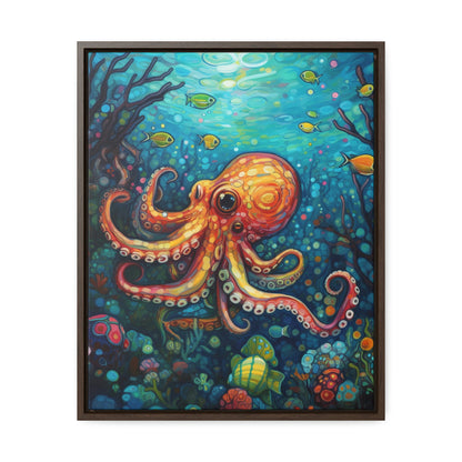 Octopus - Gallery Framed Canvas Wall Art