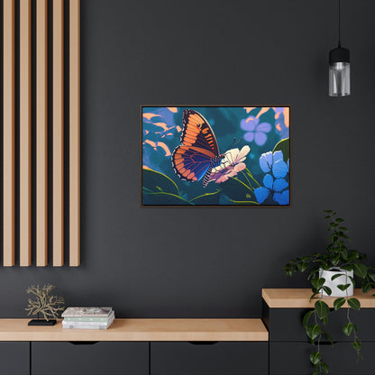 Butterfly - Gallery Framed Canvas Wall Art