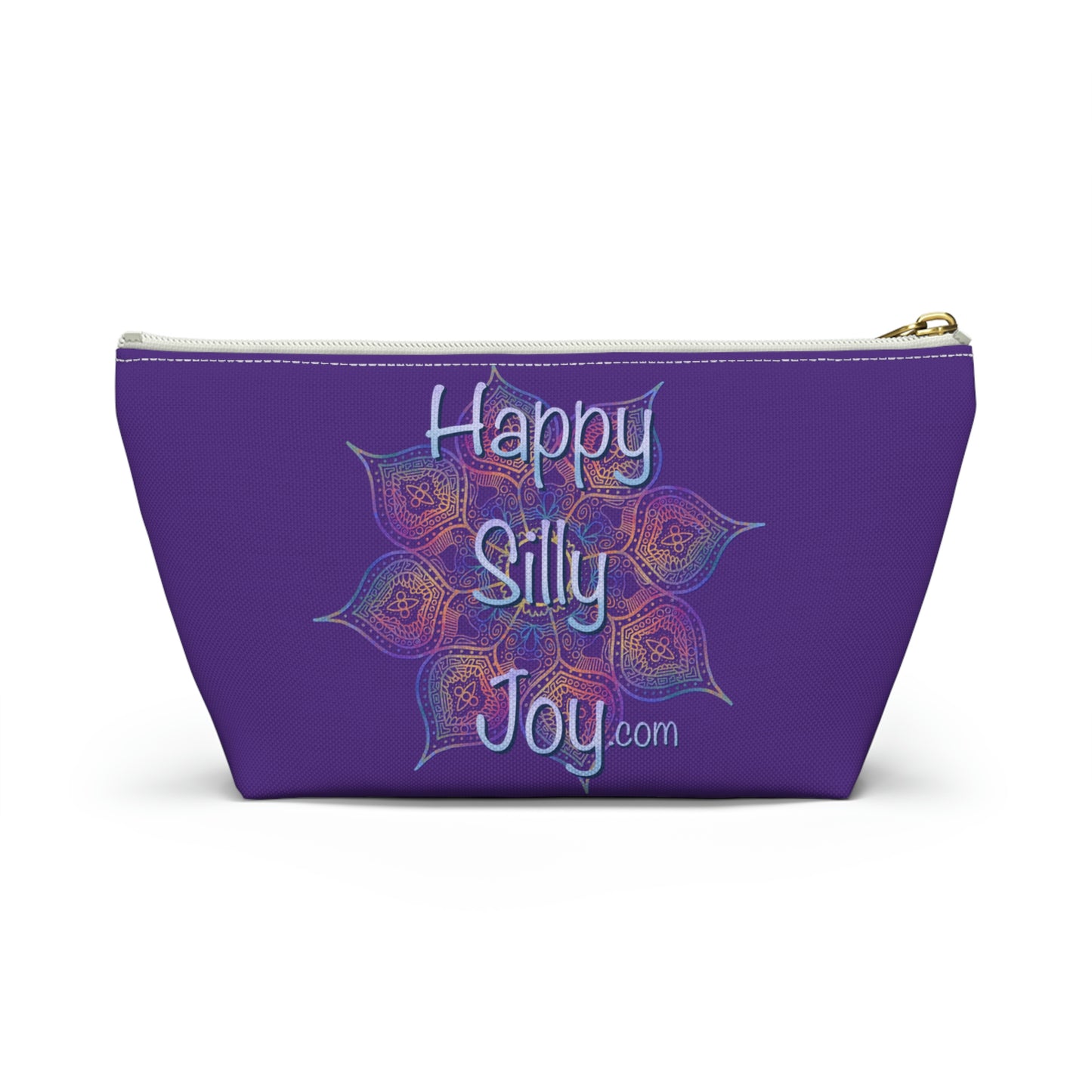 Purple Mandala, Happy Silly Joy - Accessory Bag