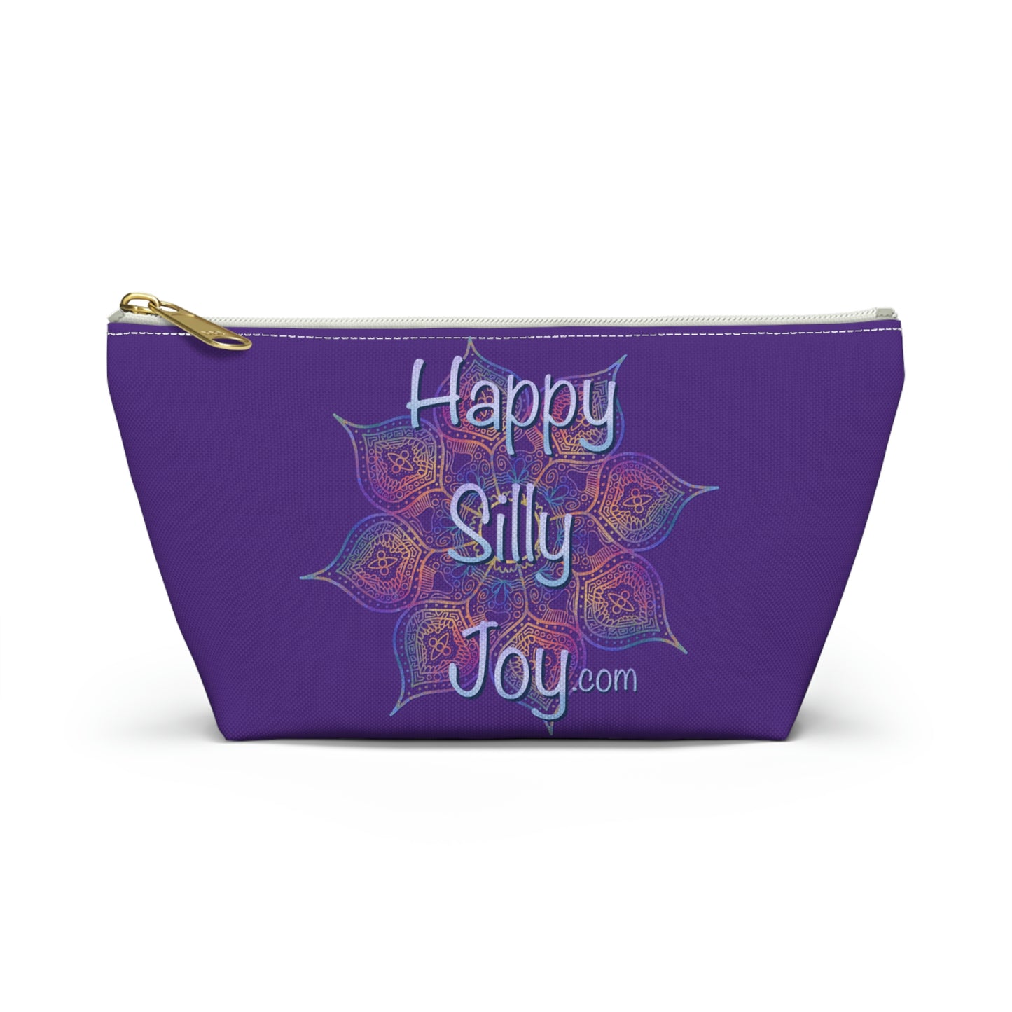 Purple Mandala, Happy Silly Joy - Accessory Bag