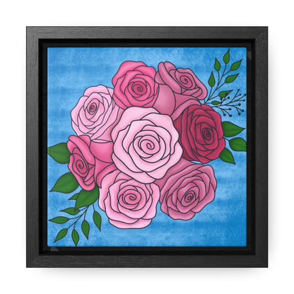 Roses - Gallery Framed Canvas Wall Art