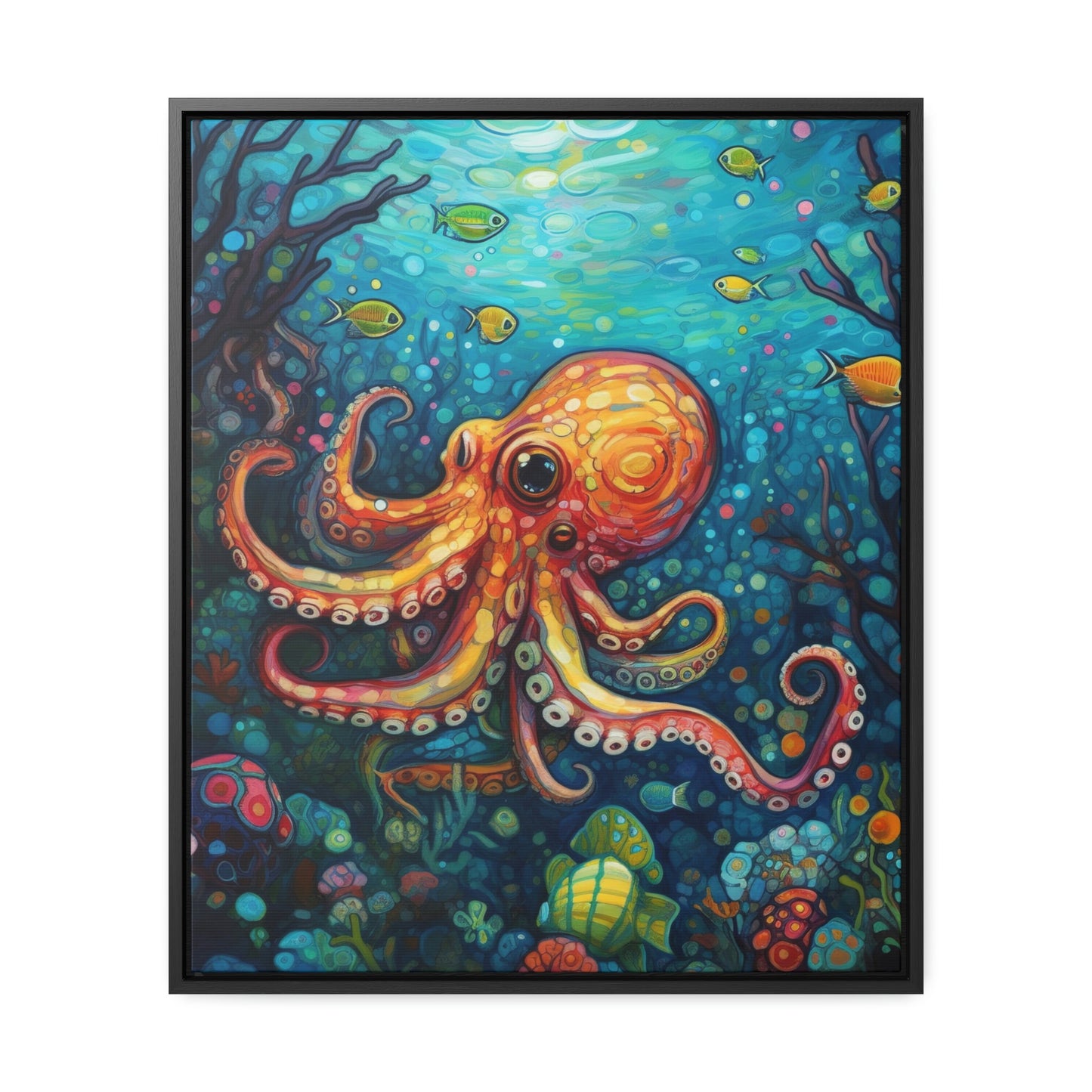 Octopus - Gallery Framed Canvas Wall Art