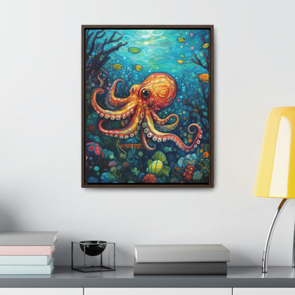 Octopus - Gallery Framed Canvas Wall Art