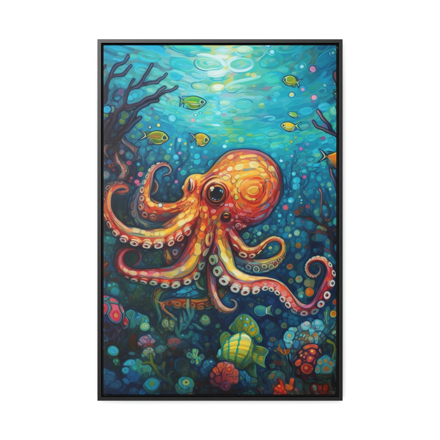 Octopus - Gallery Framed Canvas Wall Art