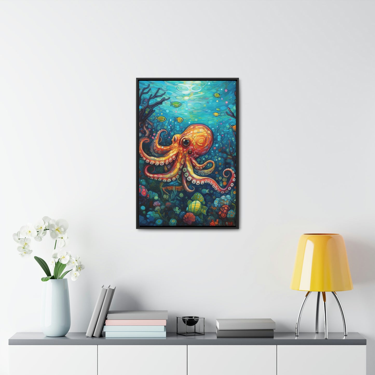 Octopus - Gallery Framed Canvas Wall Art