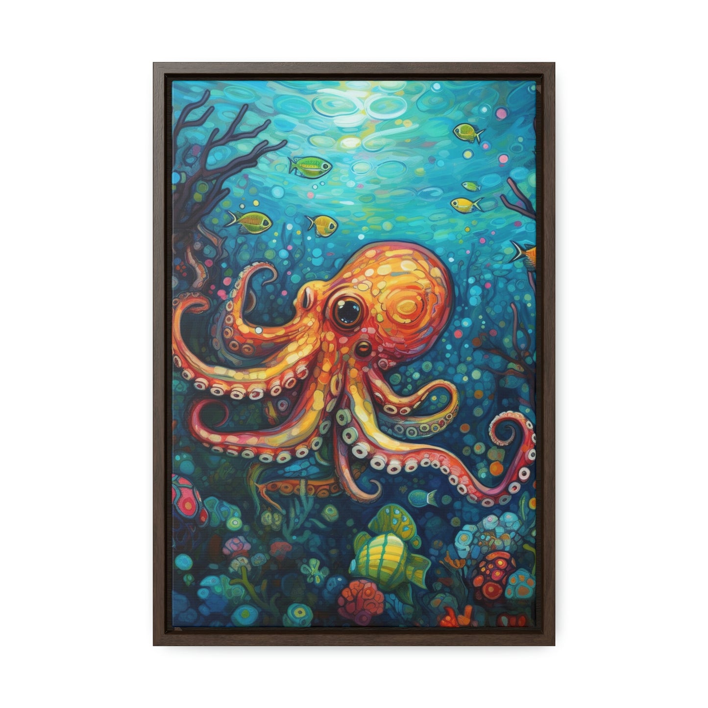 Octopus - Gallery Framed Canvas Wall Art